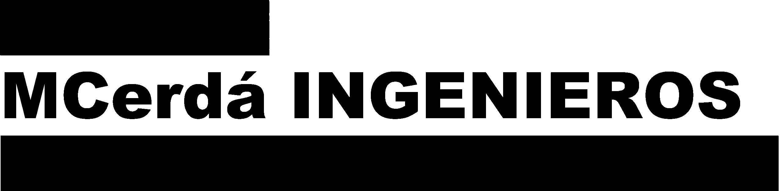 Manuel Cerda Ingenieros - Logo Negro